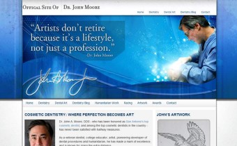 Personal Website for John Moore DDS