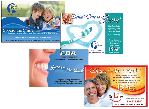 care to share cards for dental practices