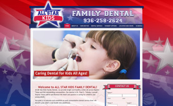 Children's Dentist Website