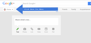 Google-Plus-Menu